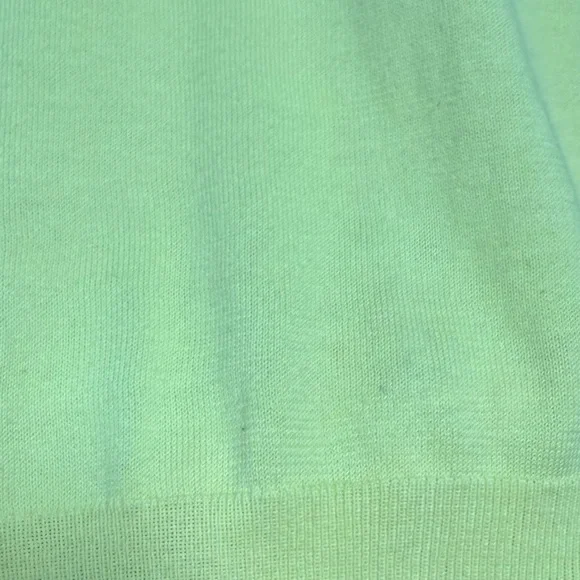 TORY BURCH bright yellow cotton sweater sz small - Picture 5 of 10